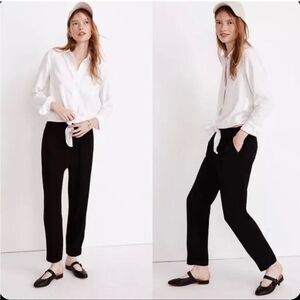 Madewell Track Trousers Pants Womens Medium Black